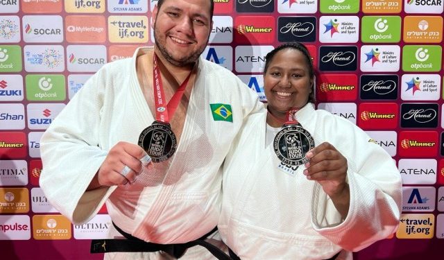 Judô Brasil conquista duas medalhas de prata em Tel Aviv