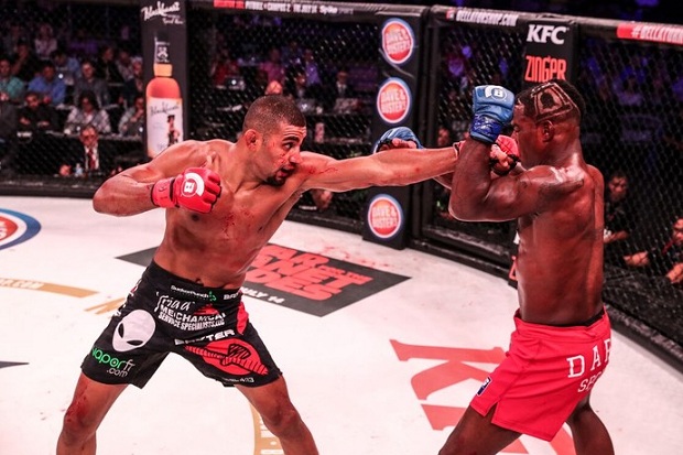 Douglas Lima, com atuação segura, derrotou Lorenz Larkin por decisão unânime (Foto: Bellator)