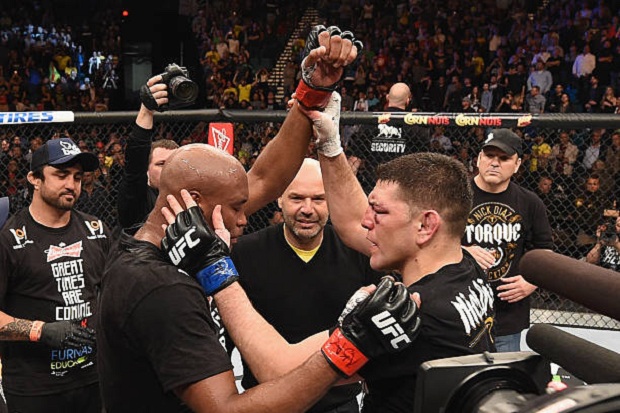 Anderson Silva chamou Nick Diaz para uma revanche pelo Ultimate (Foto: Getty Images)