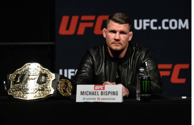 Michael Bisping exigiu uma atitude de Georges St-Pierre sobre possível duelo (Foto Getty Images)
