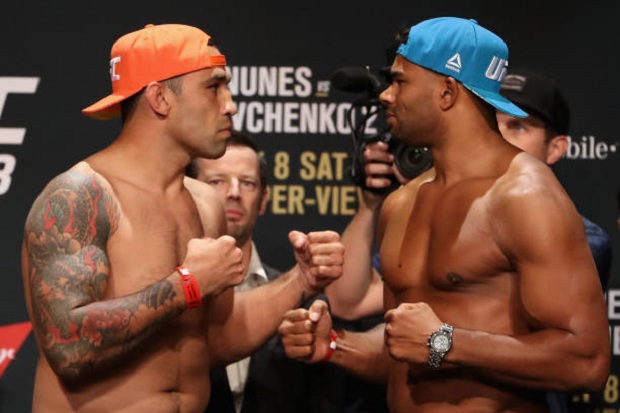 Fabrício Werdum e Alistair Overeem fazem trilogia pela divisão dos pesados (Foto: Getty Images)