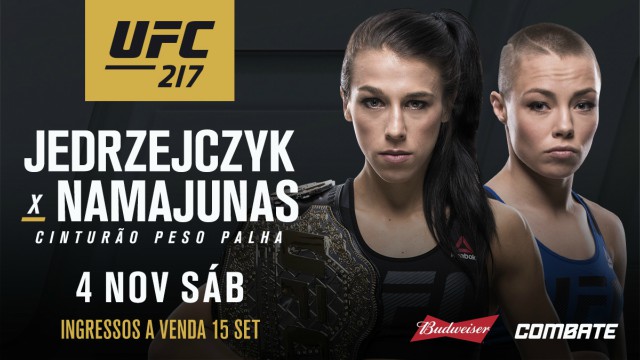 Ultimate anuncia Joanna Jedrzejczyk x Rose Namajunas pelo título dos palhas para o UFC 217; saiba mais