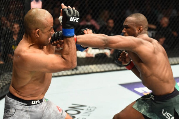 Kamaru Usman não deu chances a Serginho e nocauteou o brasileiro no primeiro round (Foto: Getty Images)