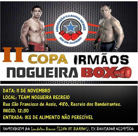 II Copa Irmãos Nogueira de Boxe acontece neste sábado (11) com homenagem a Laudelino Barros