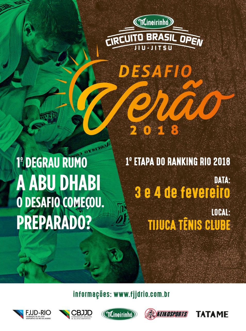 Inscrições para a primeira etapa do Circuito Brasil Open Mineirinho se encerram nesta segunda-feira (29)