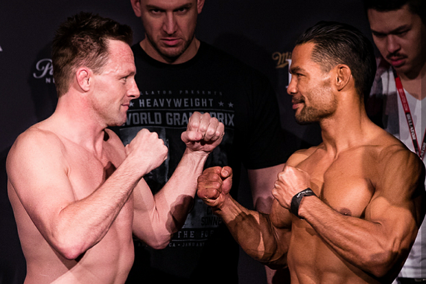Joe Warren e Joe Taimanglo fazem duelo que pode definir o próximo desafiante ao título dos galos (Foto: Bellator)