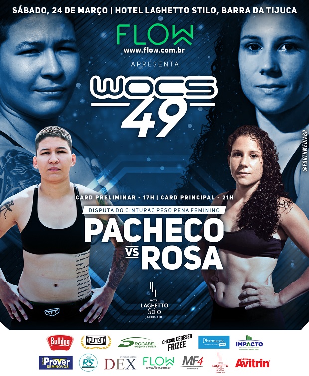 Com disputa do cinturão inaugural peso-pena feminino, WOCS realiza primeira edição em 2018; confira