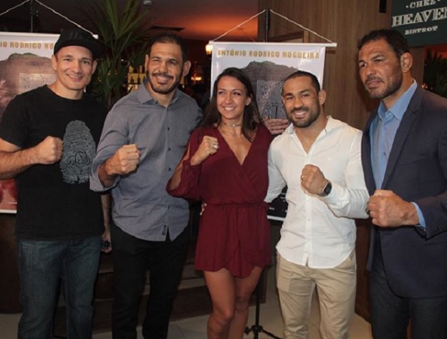 Amigos, familiares e lutadores marcam presença em pré-estreia do documentário de Rodrigo Minotauro