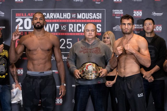 Rafael Carvalho e Gegard Mousasi