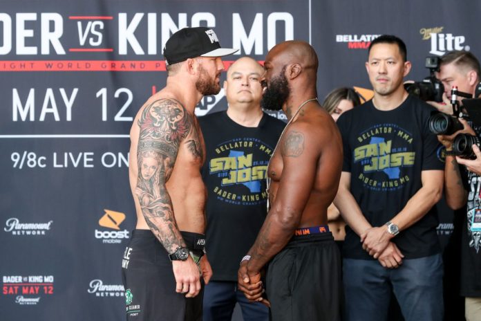 ryan bader x king mo bellator