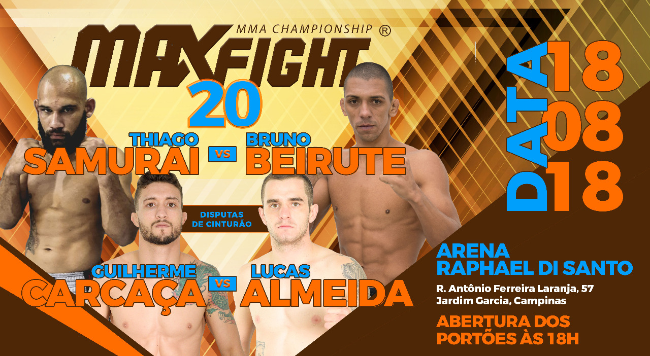 Max Fight comemora 20 edições e prepara grande festa para agosto, em Campinas (SP): ‘Conquista enorme’