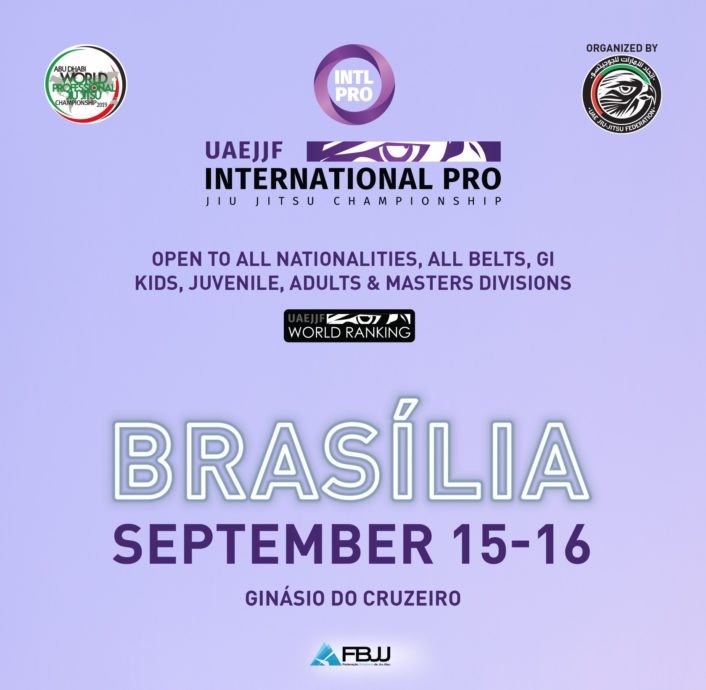Inscrições abertas para o Brasília International Pro da UAEJJF, em setembro; veja como participar
