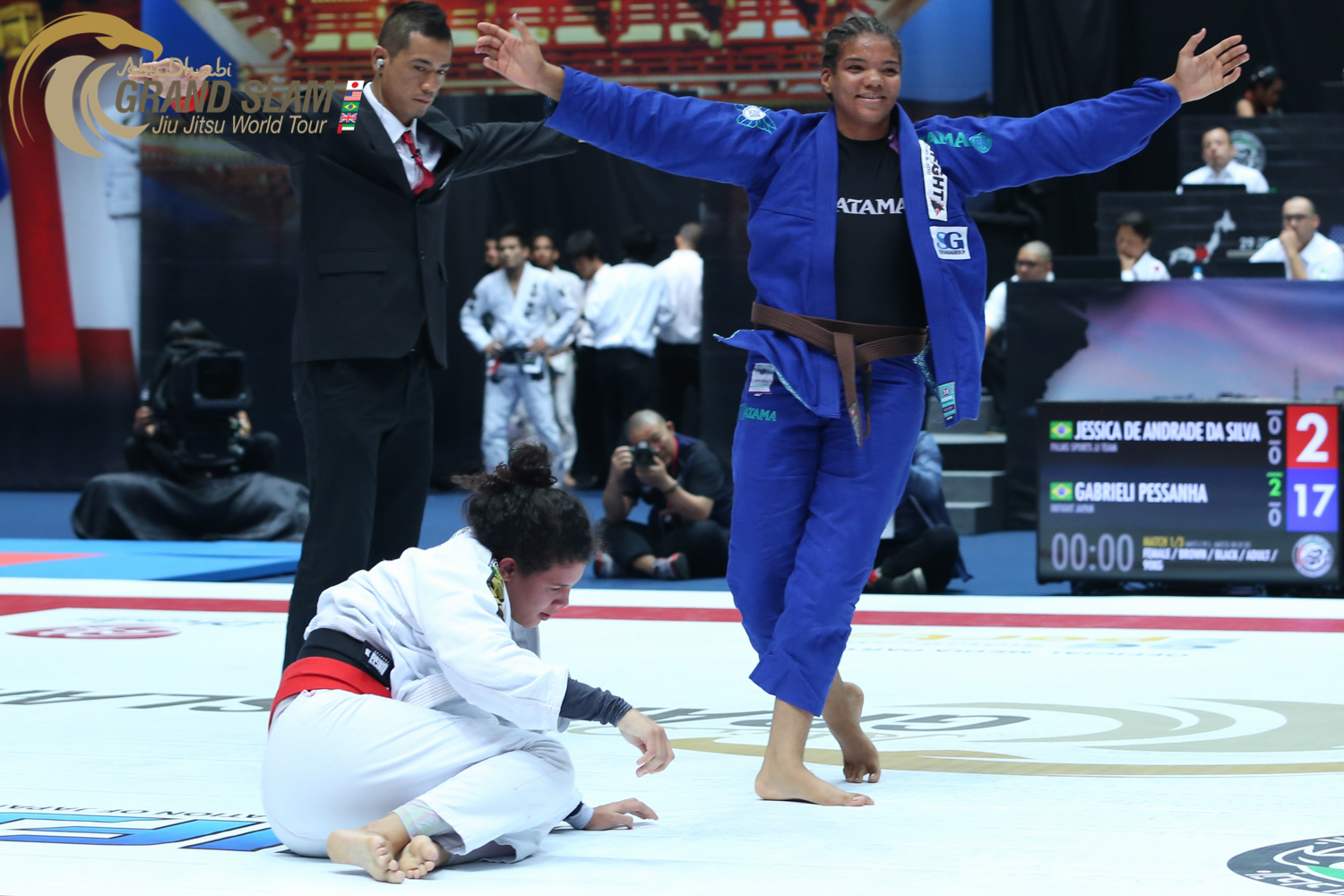 Com Gabi Pessanha, destaque mundial da UAEJJF, FJJD-Rio divulga superlutas da última etapa de 2018