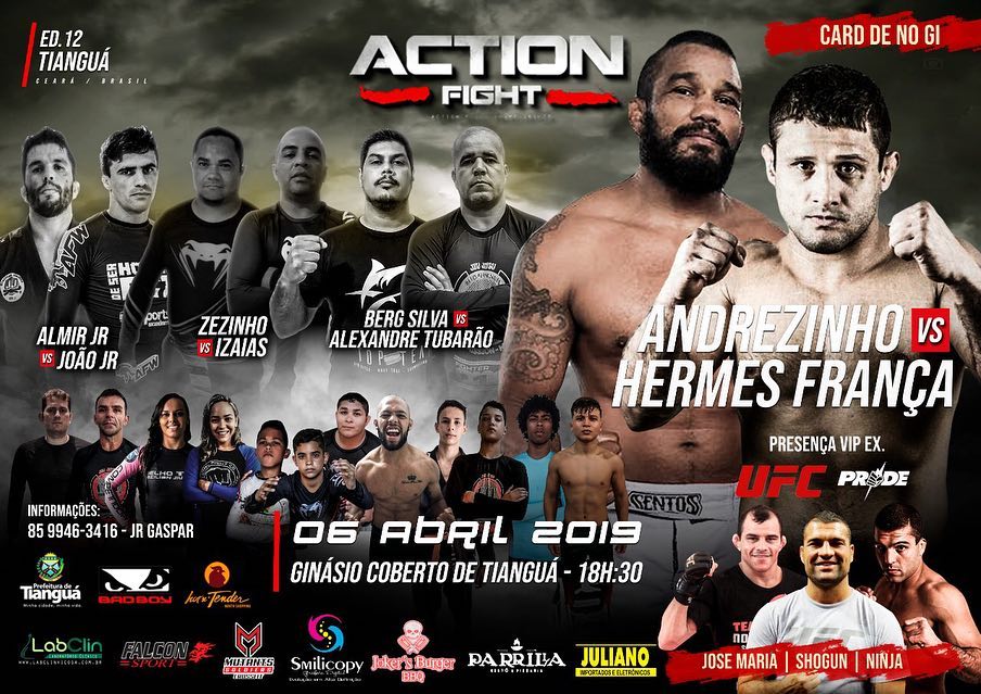 Action Fight 12 acontece neste sábado (6) em Tianguá (CE) com 22 lutas; ingressos ainda disponíveis
