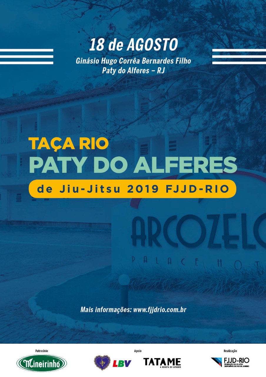 Após sucesso do Circuito Sul Fluminense, FJJD-Rio realiza Taça Rio Paty do Alferes em agosto; veja