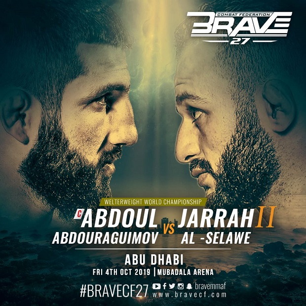 BRAVE CF anuncia retorno a Abu Dhabi com revanche histórica para o MMA árabe