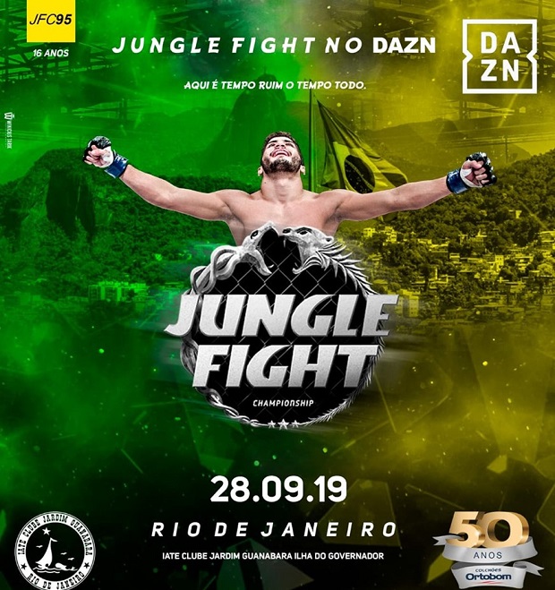 Card do Jungle Fight 95 é anunciado com unificação de cinturão e cobertura exclusiva do DAZN; saiba mais