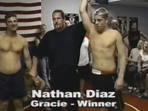 Vídeo: aos 17 anos, Nate Diaz fazia sua primeira luta de MMA e finalizava adversário em duelo sem luvas; relembre aqui