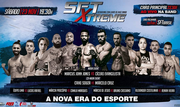 Com luvas de MMA, SFT realiza edição voltada para o Kickboxing neste sábado (23); veja as atrações