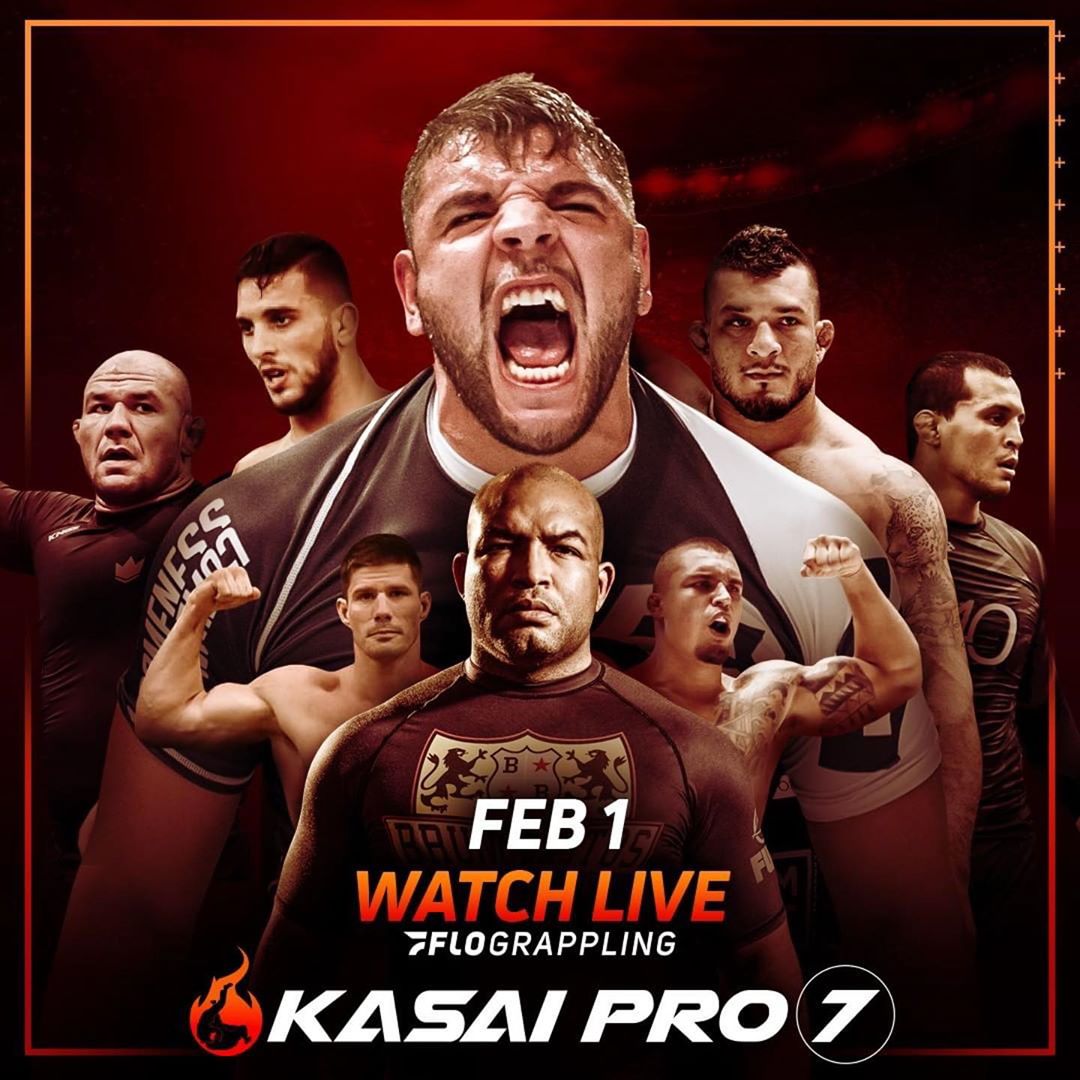 Com grandes nomes do Jiu-Jitsu e Wrestling em ação, GP dos Pesados é atração especial no KASAI Pro 7