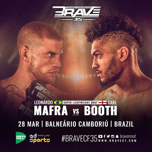 Ex-lutador do UFC, Leonardo Macarrão enfrenta inglês em card estrelado do BRAVE CF em Balneário Camboriú