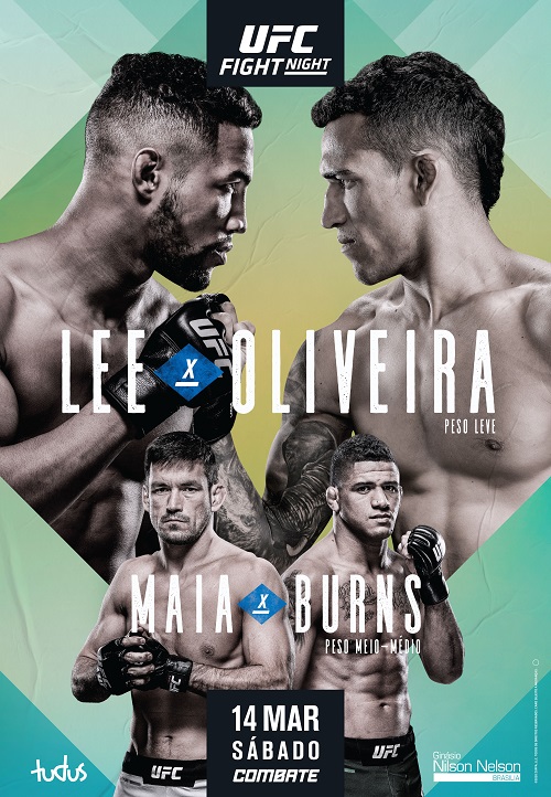 Com Do Bronx, Demian Maia e Gilbert Durinho em destaque, pôster oficial do UFC Brasília é divulgado; ingressos à venda