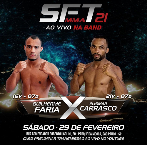 Com card recheado de bons combates, SFT 21 agita cidade de São Paulo no próximo dia 29; ingressos à venda