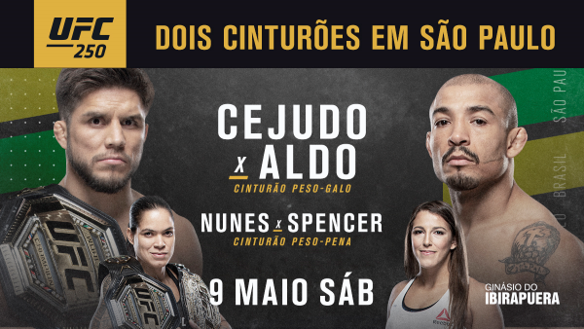 Com duas disputas de cinturão, UFC divulga card provisório para edição em São Paulo; venda de ingressos começa dia 25