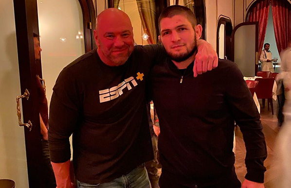 Khabib diz que Dana White revelará novo local do UFC 249 ‘em breve’; pai do russo sugere Emirados Árabes
