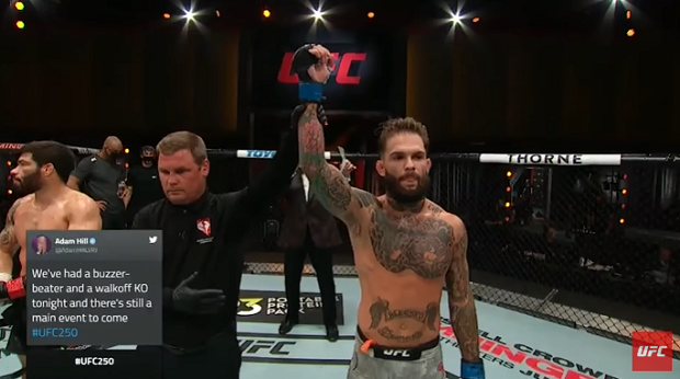 Vídeo: com ‘bomba’ impressionante de Cody Garbrandt em destaque, assista aos nocautes e finalizações do UFC 250