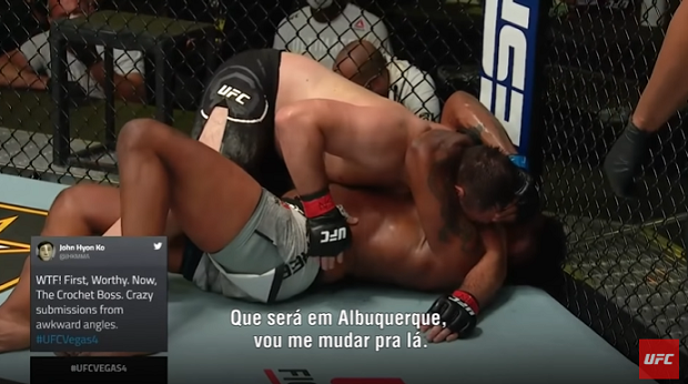 Vídeo: finalização rara de peso-pesado e nocaute relâmpago em 48 segundos são destaques no card do UFC Vegas 4