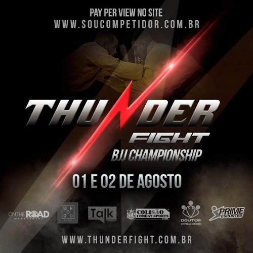 Thunder Fight BJJ marca retorno dos campeonatos de Jiu-Jitsu no Brasil com testes para Covid-19 e outras novidades