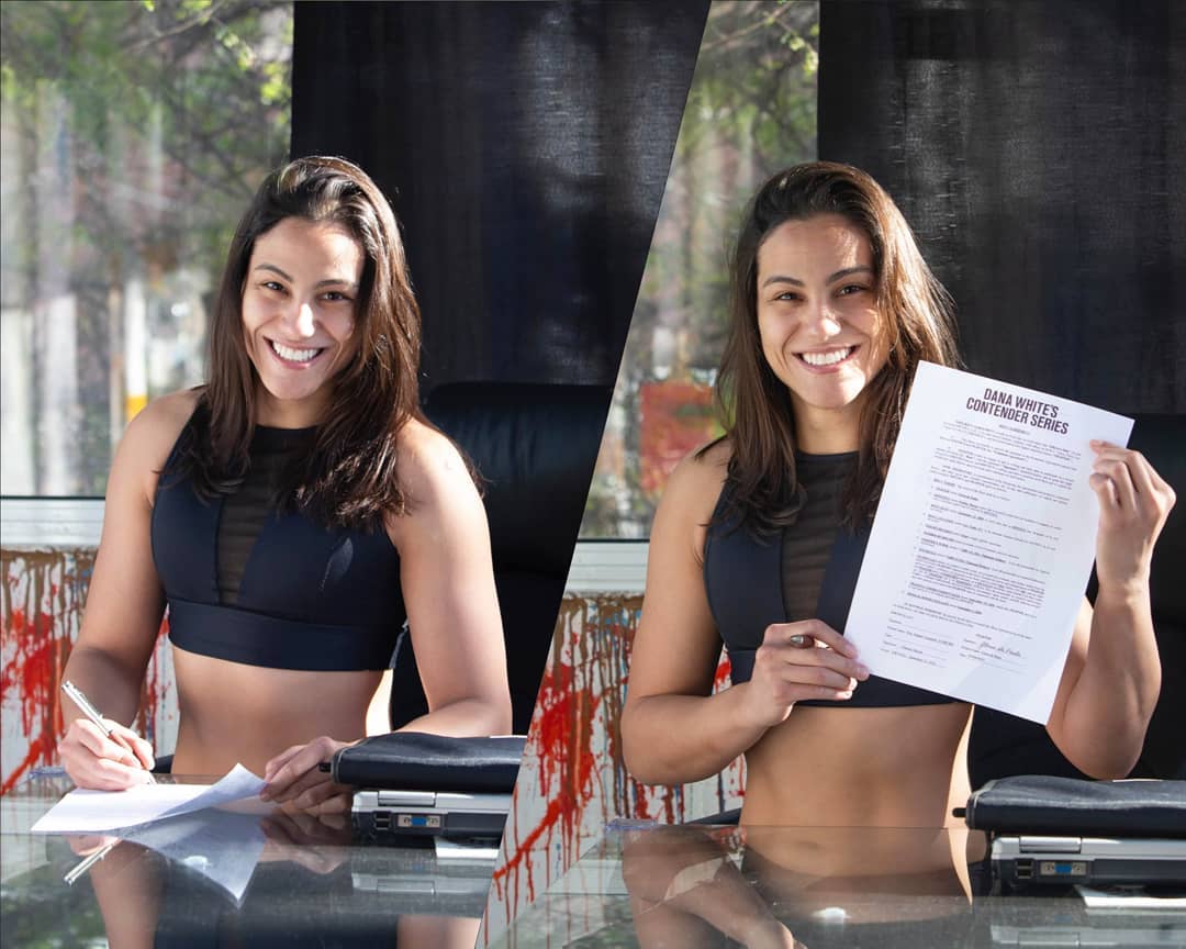 Escalada para o Contender Series, brasileira Gloria de Paula celebra chance: ‘Não saio de lá sem o contrato com o UFC’