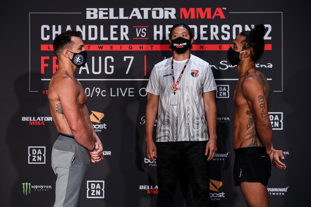 De olho no cinturão peso-leve, Michael Chandler e Ben Henderson fazem revanche na luta principal do Bellator 243