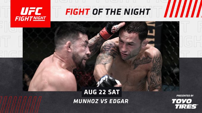 Combate agitado entre Frankie Edgar e Pedro Munhoz leva bônus de ‘Luta da Noite’ no UFC Vegas 7; veja os premiados