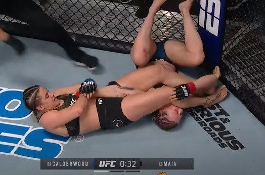 Vídeo: confira a justa chave de braço de Jennifer Maia e o nocaute técnico de Vicente Luque no UFC Vegas 5
