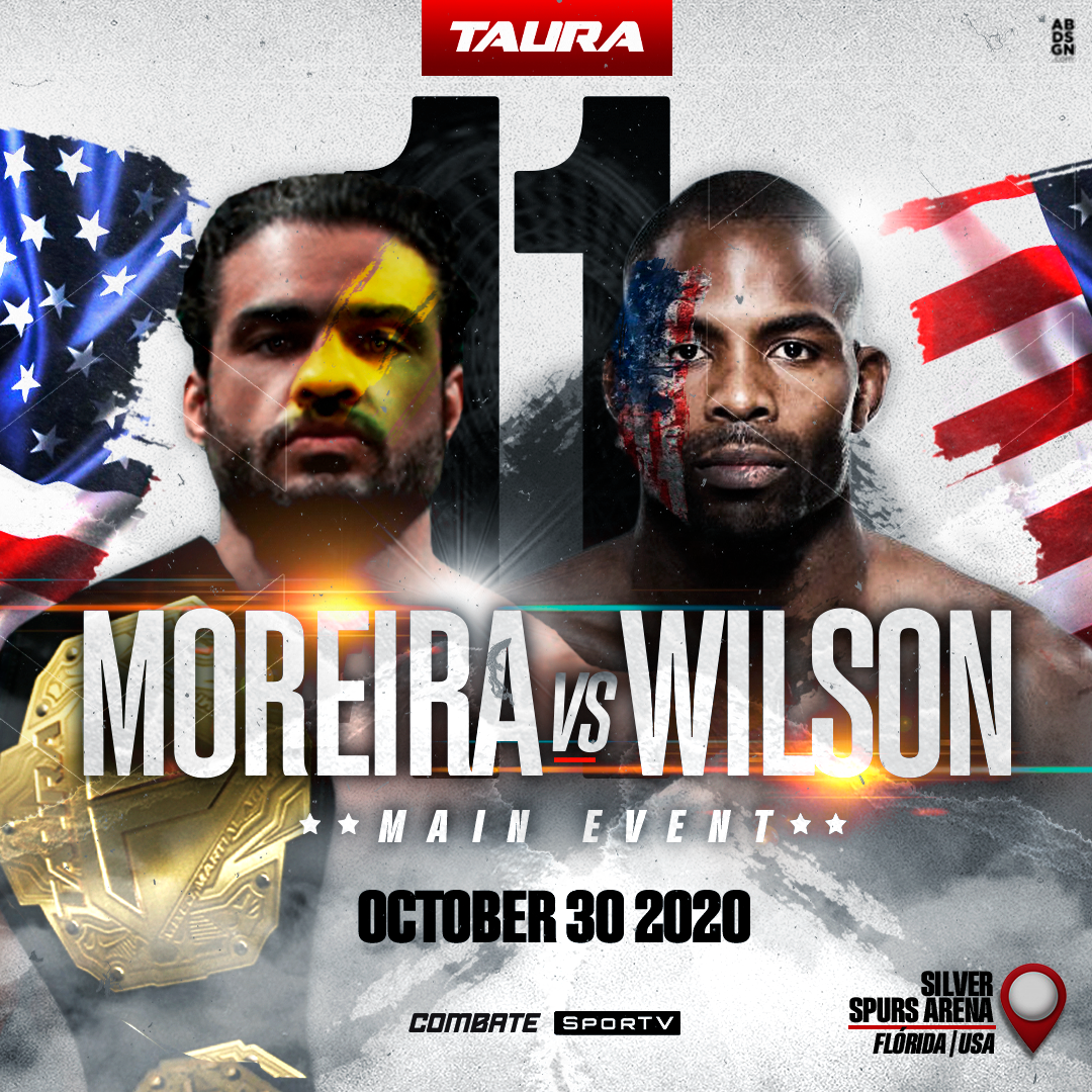 Com campeão Rick Monstro em ação contra ex-UFC, Taura MMA anuncia que evento nos Estados Unidos terá público