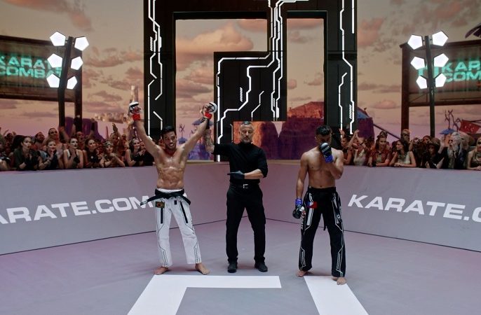 Com um ‘nocautaço’ e uma vitória dominante, brasileiros brilham em nova edição do Karate Combat; veja como foi