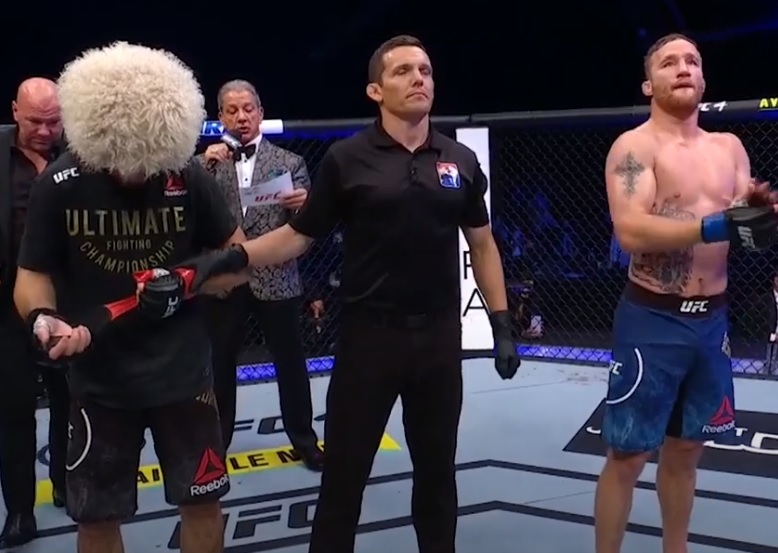 Vídeo: assista ao triângulo aplicado pelo campeão Khabib Nurmagomedov em sua despedida do MMA no UFC 254