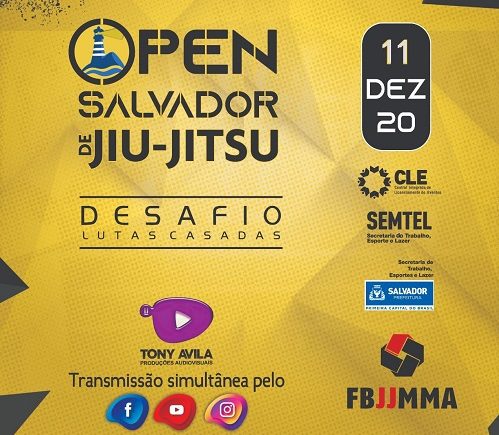 Com transmissão ao vivo, Open Salvador de Jiu-Jitsu acontece em dezembro e organizador prevê: ‘Teremos grandes lutas’