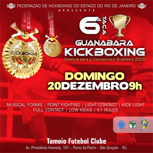 Seletiva para o Brasileiro de Kickboxing, Taça Guanabara será realizada em dezembro e marca retomada da FKBERJ