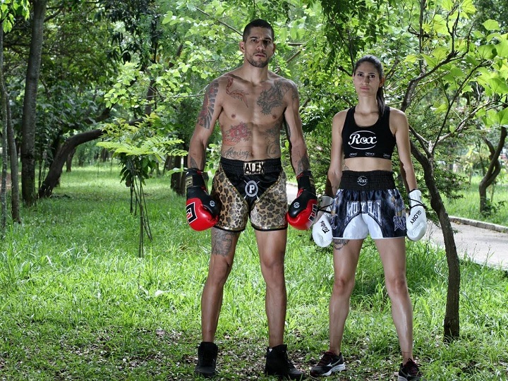 Vindo de um nocaute brutal no MMA, Alex Poatan e sua irmã, Aline Pereira, encabeçam edição com quatro disputas de título do GLORY Kickboxing