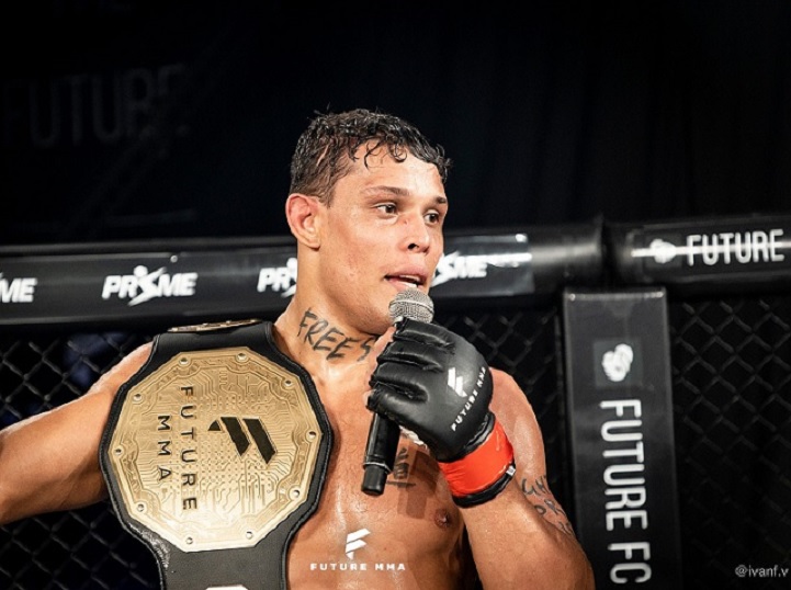 Campeão peso-médio do Future MMA sugere subir para disputar cinturão meio-pesado: ‘Seria um grande passo para chegar ao UFC’