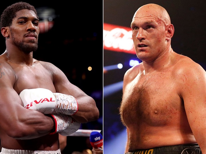 Astros do Boxe pesos pesados Anthony Joshua e Tyson Fury assinam acordo histórico de bilhão