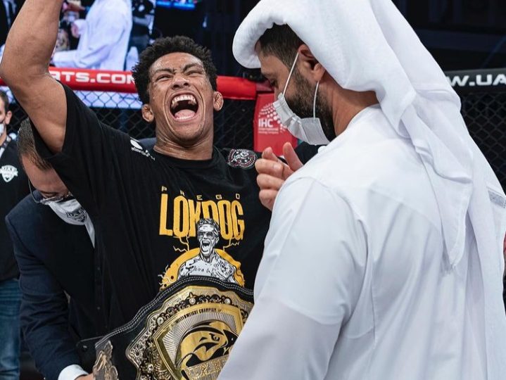 Vinicius ‘LokDog’ celebra conquista de título no UAE Warriors, sonha com UFC e projeta: ‘Quero ser campeão em três categorias diferentes’