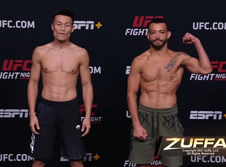 Dan Ige carrega pequeno favoritismo contra Zumbi Coreano na luta principal do UFC Vegas 29; confira