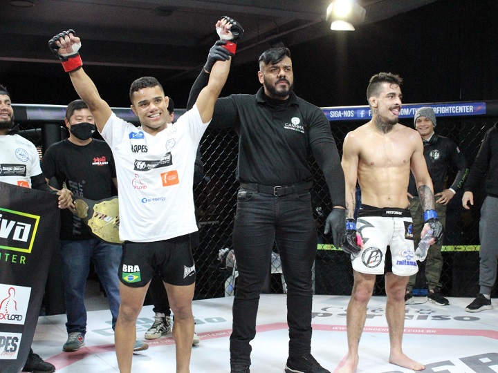 Hugo Paiva conquista cinturão e realiza feito histórico no Thunder Fight; confira os resultados
