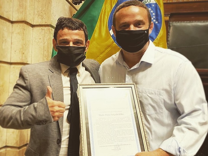 Mario Filho recebe Moção Honrosa por série no Canal do Marinho sobre assédio no Jiu-Jitsu: ‘Tabu quebrado’