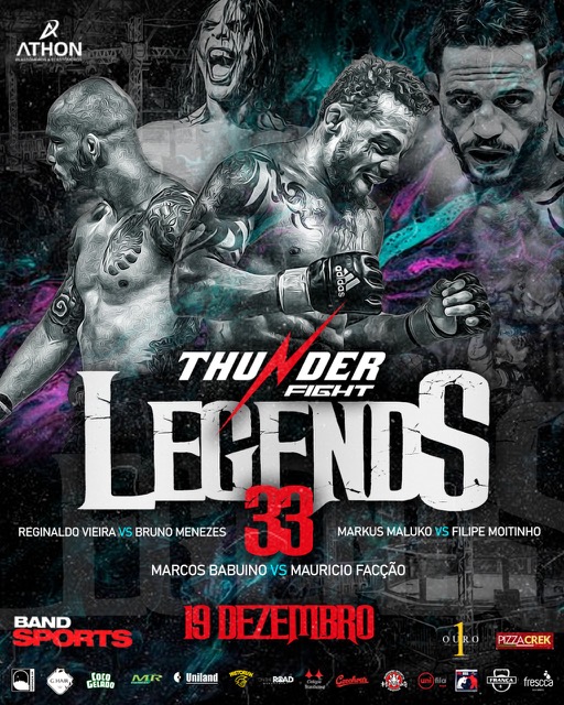 Thunder Fight Legends: ex-campeão do TUF Brasil, Markus Maluko e mais feras em ação