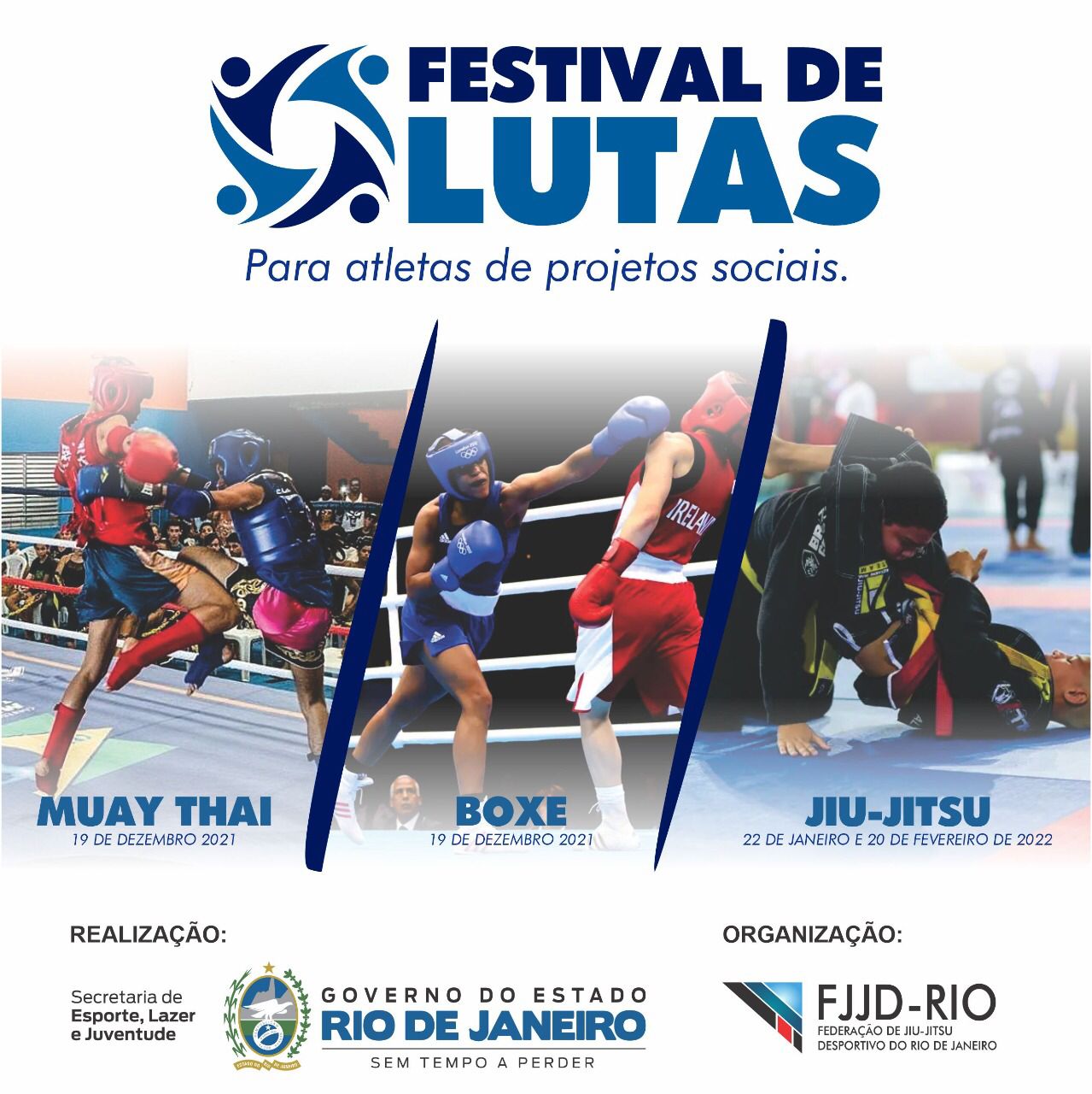 Festival de lutas da Secretaria Estadual de Esportes RJ agita o verão carioca no domingo (19/12)